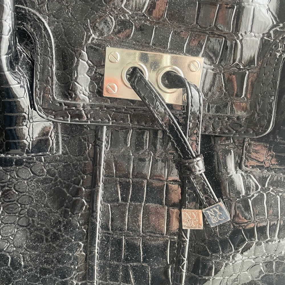 Ny & C Black Zipper Work Tote Laptop File 13.5” L… - image 8